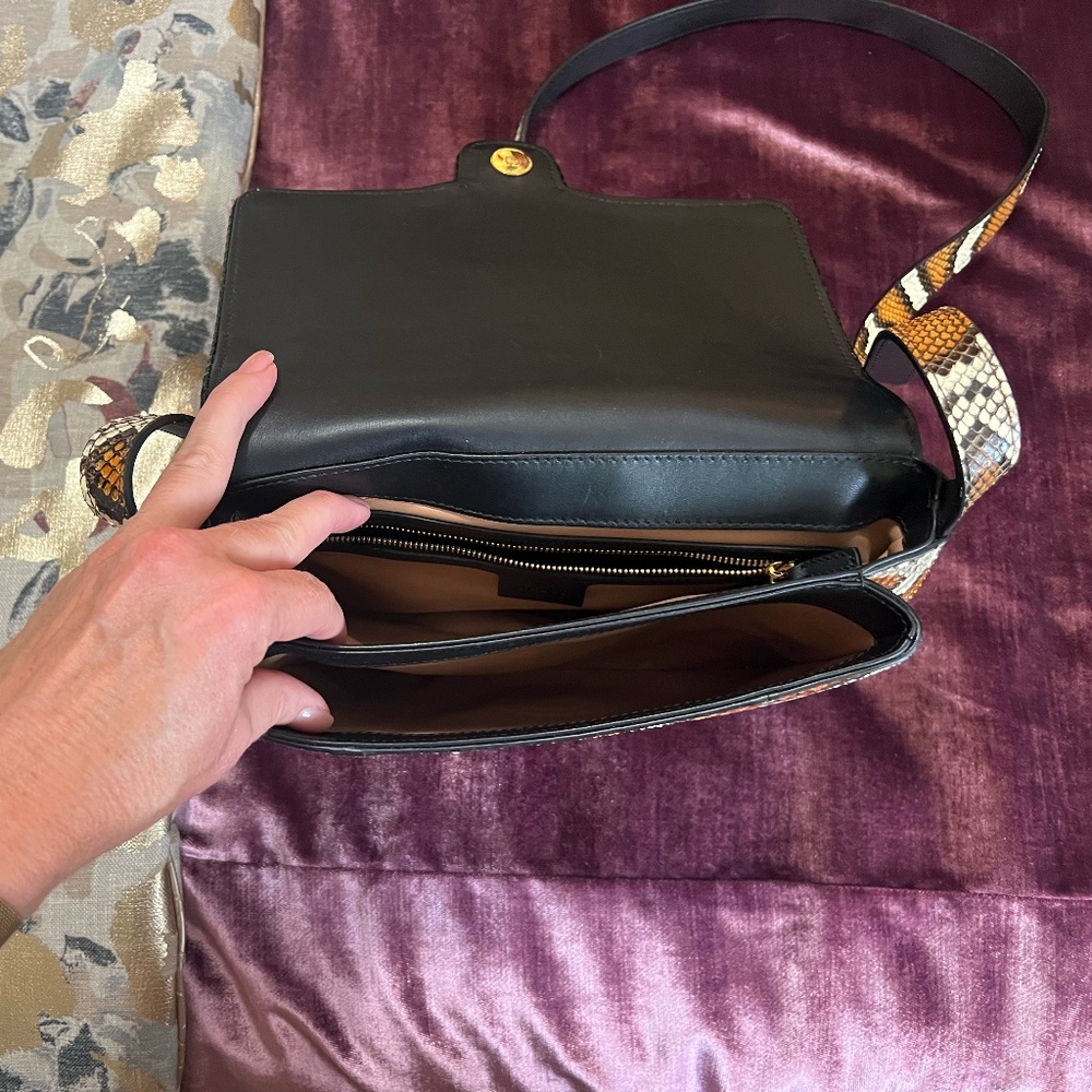 Gucci Arli Python Medium Shoulder Bag - Super Rare - image 6